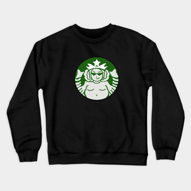 Mieruku-chan "Steabucks" Crewneck Sweatshirt by Lukasking Tees